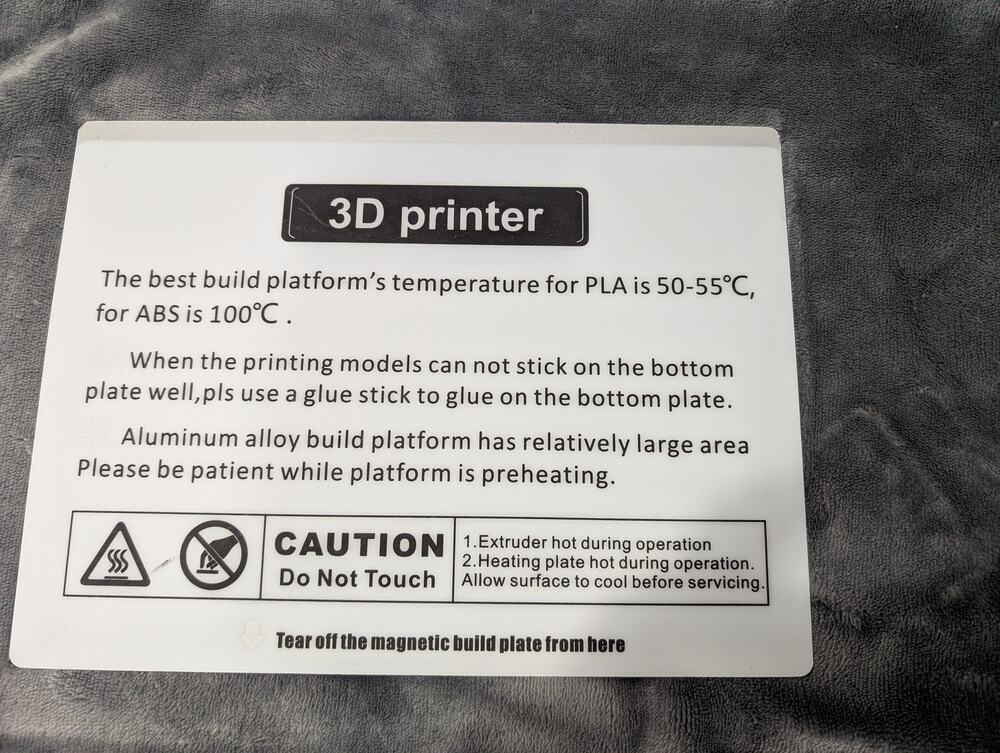 Qidi X-Plus Magnetic Build Plate 10.5x8.4 3D Printer Flex Sheet